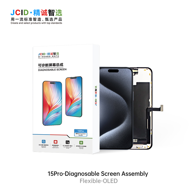 JCID iPhone 15 Pro Ekran 120HZ