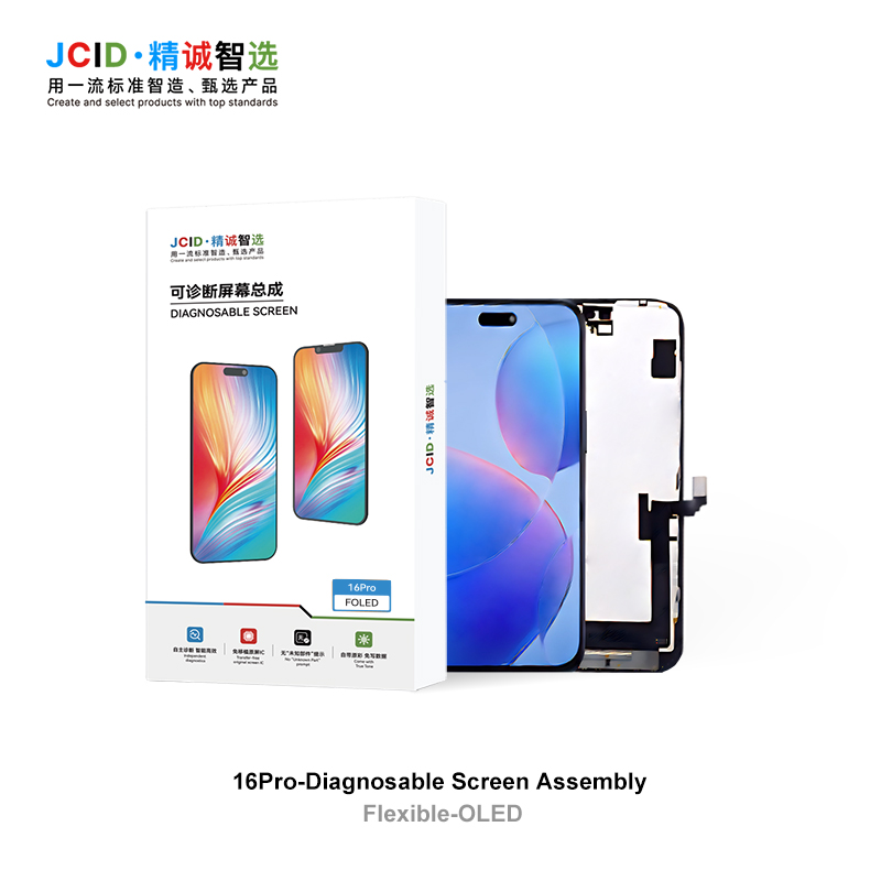 JCID iPhone 16 Pro Ekran 120HZ