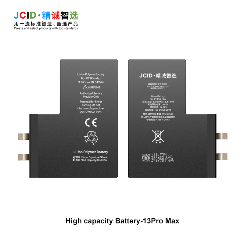 JCID iPhone 13 Pro Max Filimsiz Yüksek Kapasiteli Batarya (4790 mAh)